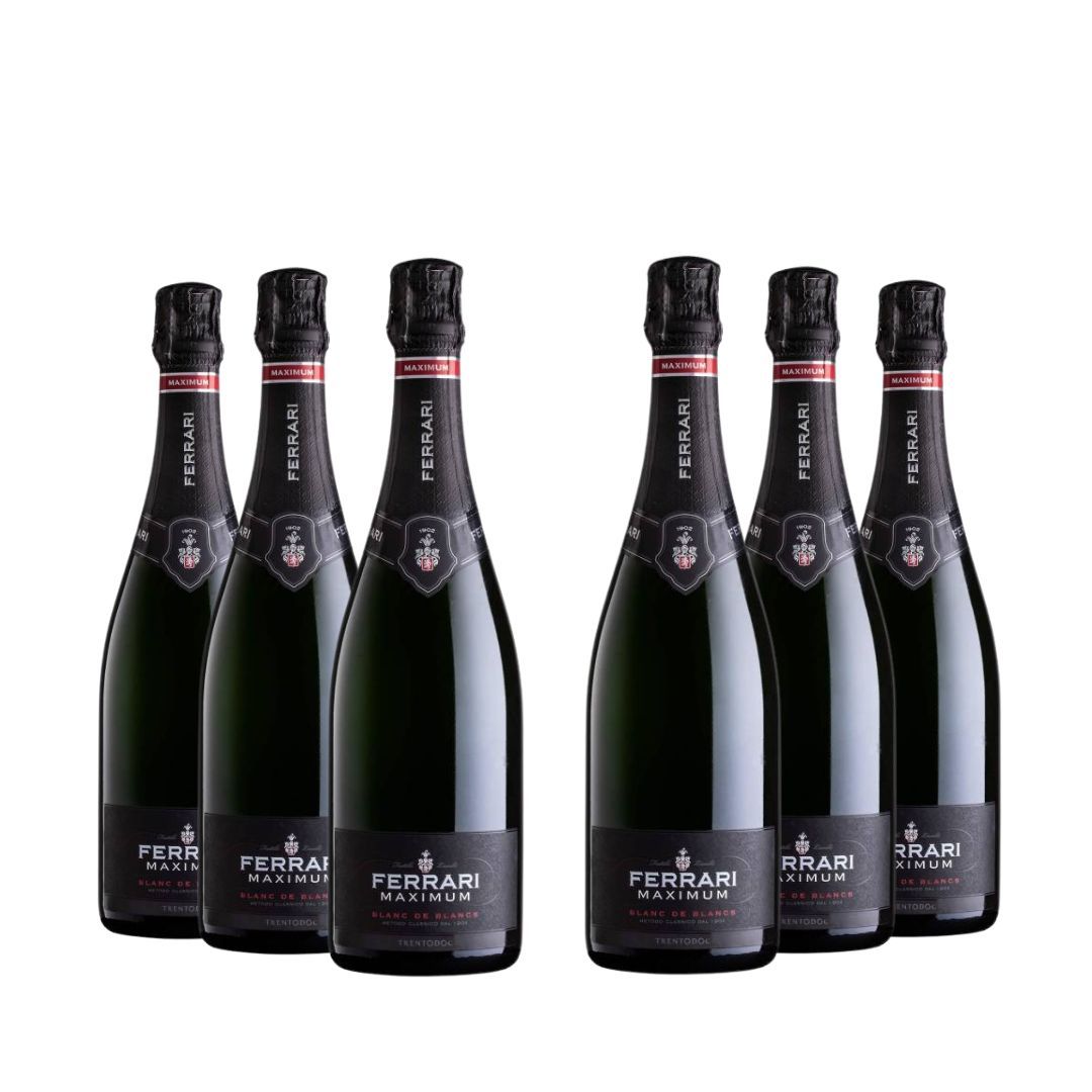 Trentodoc Maximum Blanc de Blancs Ferrari senza astuccio (Box da 6 Bottiglie)