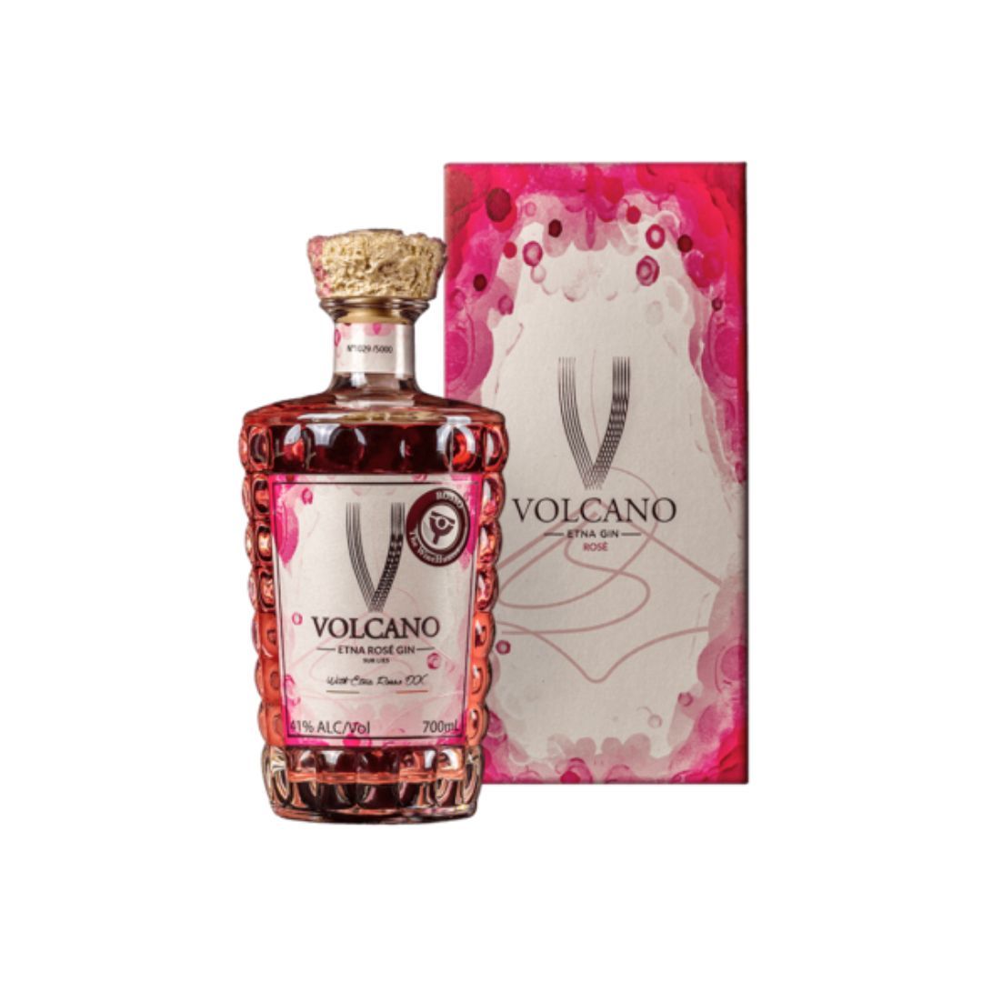 Vulcano Etna Rosé Gin 0,70 – 41% vol (Cofanetto Regalo)