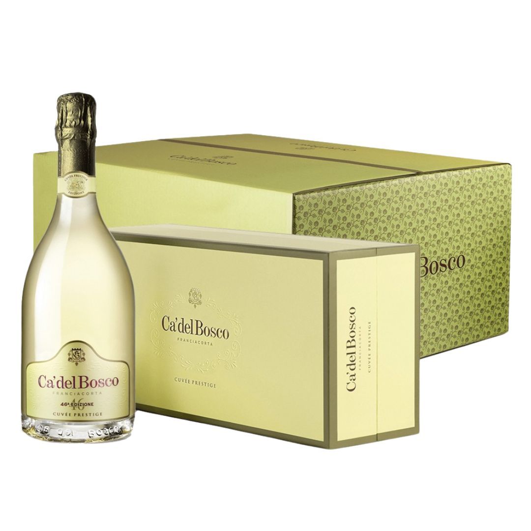 Franciacorta DOCG Cuvée Prestige Edizione 46 Ca’ del Bosco senza astuccio (Box con 6 Bottiglie)