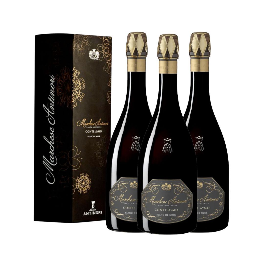 Antinori Montenisa Conte Aymo Blanc de Noir Franciacorta 2020 (Box 3 Bottiglie)