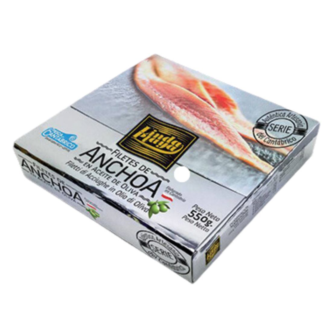 Filetti Acciughe Cantabrico Linda Playa 550 g (65 filetti)